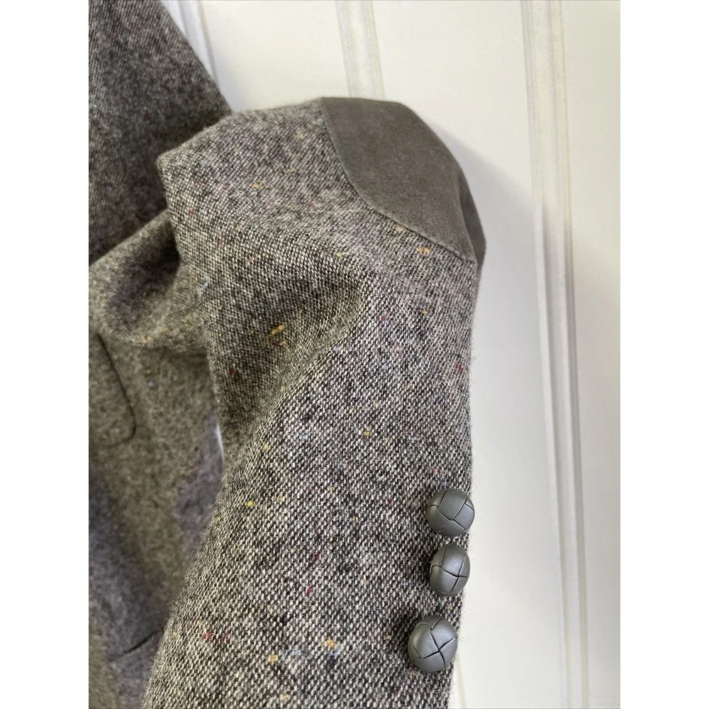 STAFFORD‎ MENS Vintage 42L BROWN 100% VIRGIN WOOL TWEED SPORT COAT BLAZER